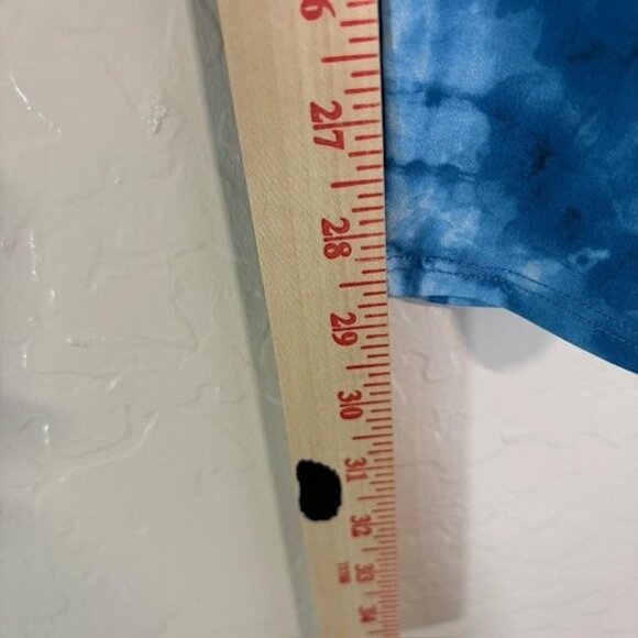 Onzie Flow Leggings Womens Small Medium Blue Tie Dye Yoga High Rise Stretch - Picture 8 of 8